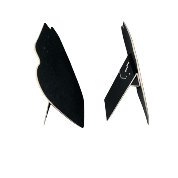 Elegant 2 piece black velvet Jewelry display stands - Picture 3 of 7